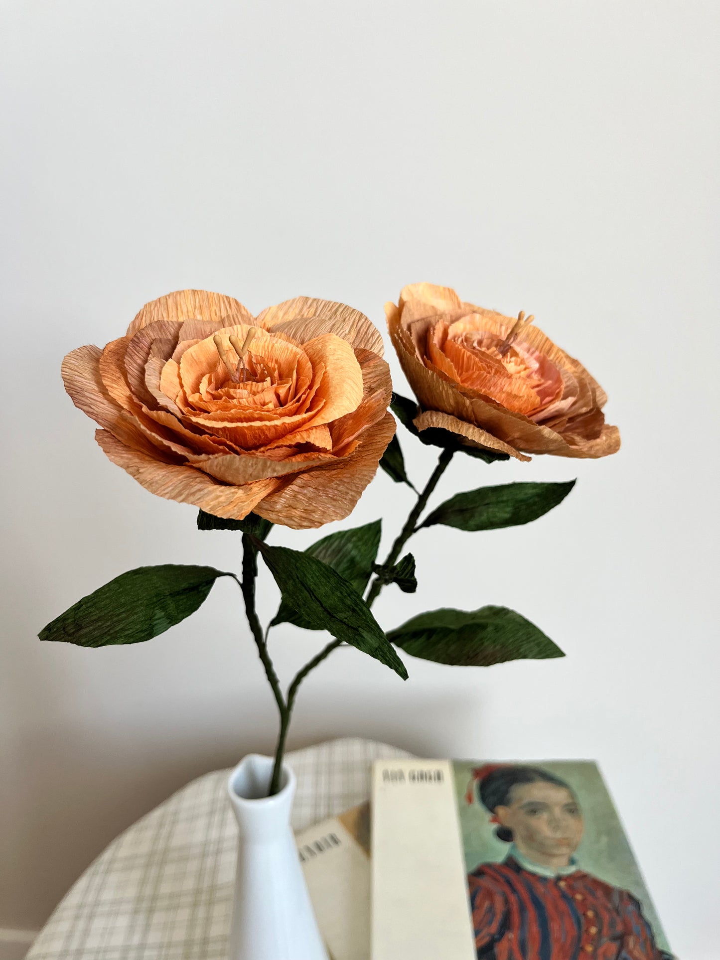 Tige fleurs en papier