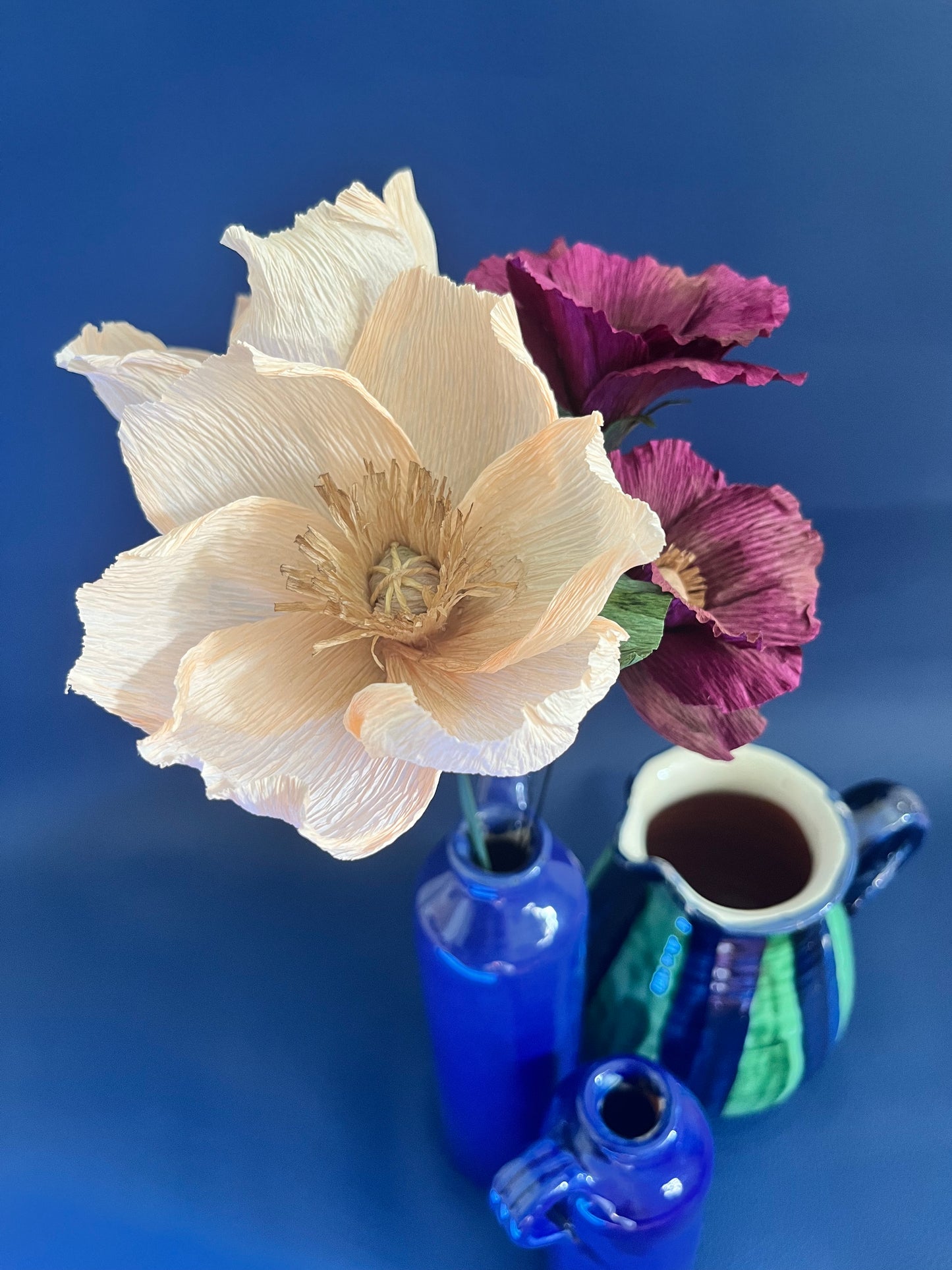 Bouquet fleurs en papier