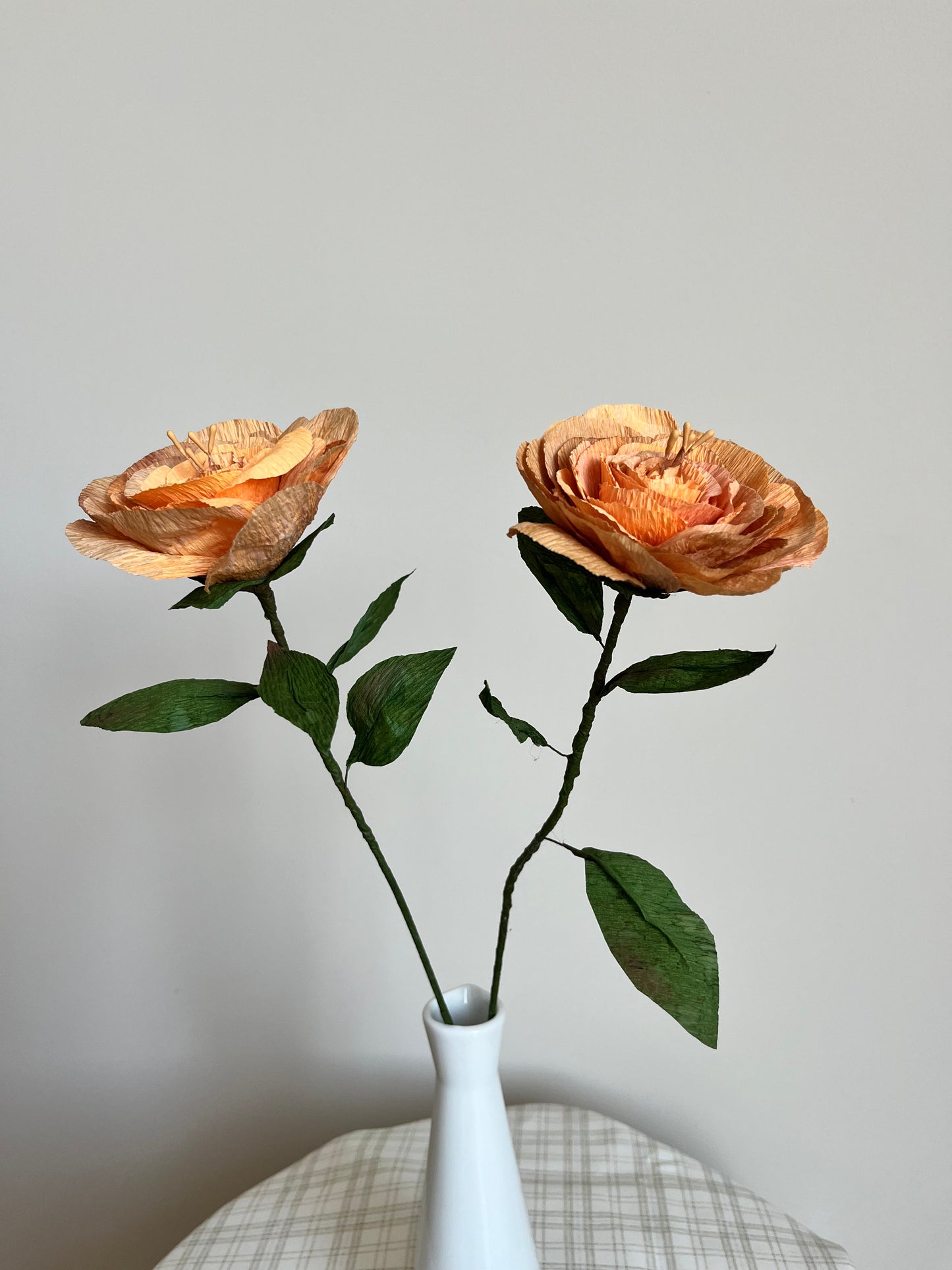 Tige fleurs en papier